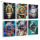 Luxury Wall Art Pictures World Famous Watch Graffiti