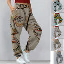 Women's Harem Pants Print Yoga Boho Sports Trousers