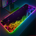 Luminous Mouse RGB LED Gaming Large Office Desk