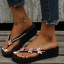 Butterfly Slippers Outdoor Thong Sandals Summer Beach Shoes