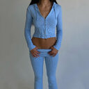 Style Knitted Hooded Suits Fashion Sexy High Waist