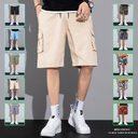 Casual Drawstring Cargo Shorts With Multi Pocket Summer