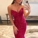 Sequin Evening Dresses For Women Formal Sexy Long