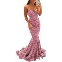 Sequin Evening Dresses For Women Formal Sexy Long