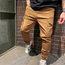 Mens Sports Pants With Pockets Casual Cargo Trousers