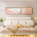 Pink Bedroom Bedside Decoration Abstract Minimalist Master Hanging