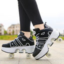Boys And Girls Double Wheel Row Sneakers Can