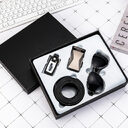 Business Belt Wallet Wrist Watch Pen Gift Box
