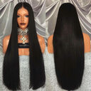 Front Lace Wigs Women Large Straight Hair