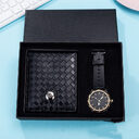 Luxury Business Watch Leather Bag Wallet Gift Set