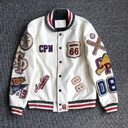 First Layer Leather Bomber Jacket For Men