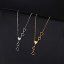 Fashion Love Pendant Stainless Steel Necklace
