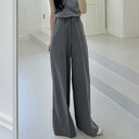 Hanging Wide Leg Mopping Pants Casual Women