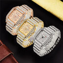 Hip Hop Full Diamond Large Dial Men's Quartz