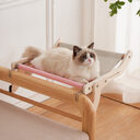 Cat Bed Hanging Balcony Window Glass Wood
