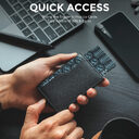 Credit Card Case With Double Id Window Rfid