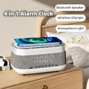Intelligent Multifunctional Alarm Clock Bluetooth Speaker Wireless Charger