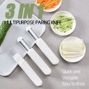 3 In 1 Multifunctional Rotary Paring Knife 360