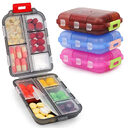 Travel Pill Organizer 10 Grid Moisture Proof Pills