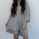 Women's Clothing Fashion Solid Color Loose T-shirt Tight