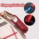 Smart USB Rechargeable Fingerprint Code Lock Easy