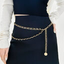 Waist Chain Belt Women's Haute Couture Dress Metal