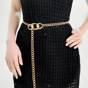 Fashion Metal Waist Chain Embellished Fringe Belt Personality