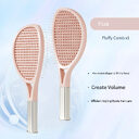 Hair Comb Tennis Racket Fluffy Combs High Skull