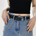 Cool Hip Hop Hipster Pants Chain Belt Men