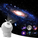 Rechargeable Galaxy Projector Lights 6in1 LED Planetarium Starry