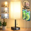 Bedside Table Lamp With 3 Levels Brightness Small
