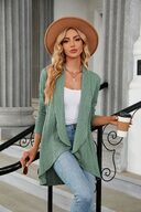 Women's Casual Lightweight Open Front Cardigans Soft Draped