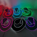 Halloween Carnival Party LED Wireless Fluorescent Colorful Cowboy