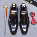 Business Formal Wear Shoes Cowhide Men's Office