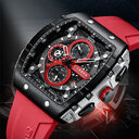 Men's Six-pin Quartz Tape Watch