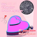 Decorative Mini Portable Metal Candle Lighters Windproof Creative