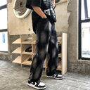 High Street Tie-dye Hip-hop Jeans For Men