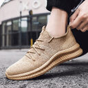 Mens Non Slip Walking Sneakers Lightweight Breathable