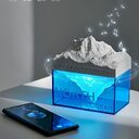 Glacier Night Light Bluetooth Speaker Bedroom Bedside Sleep