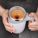 Electric Stirring Cup Full-automatic Magnetic Rotating Coffee Mug