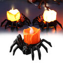 Halloween Festival Atmosphere Creative Spider Candlestick Ornaments