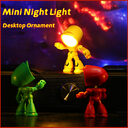 Cute LED Hero Table Lamp Mini Portable Cool