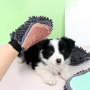Pet Bathing Brush 2-in-1 Grooming Glove Elegant Dog
