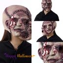 Halloween Three-sided Grimace Horror Mask Cosplay Party Scary