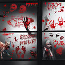 Blood Hands And Feet Skull Horror Bathroom Toilet