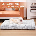 Dog Beds Thickened Rose Velvet Pet Kennel Bed