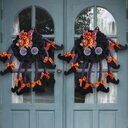 Creative Halloween Multi-legged Spider Door Hanging Wreath Party