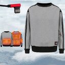 Electric Heated Jacket Clothes Color Matching Top USB