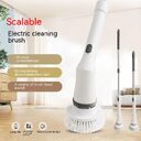 Electric Scrubber Cleaning Wall Long Handle Elbow Telescopic