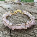Fashion jewelry Natural Crystal String Beads Bracelet Female